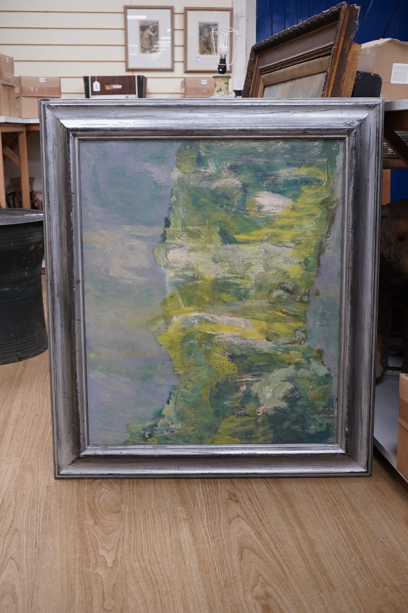 George Gray, oil on canvas, Abstract composition, signed verso, 61 x 75cm. Condition - good